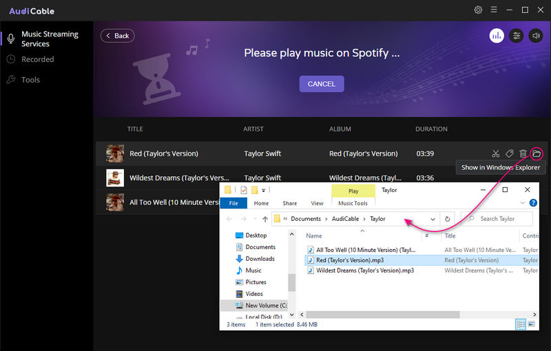 free playback of Taylor Swift's music