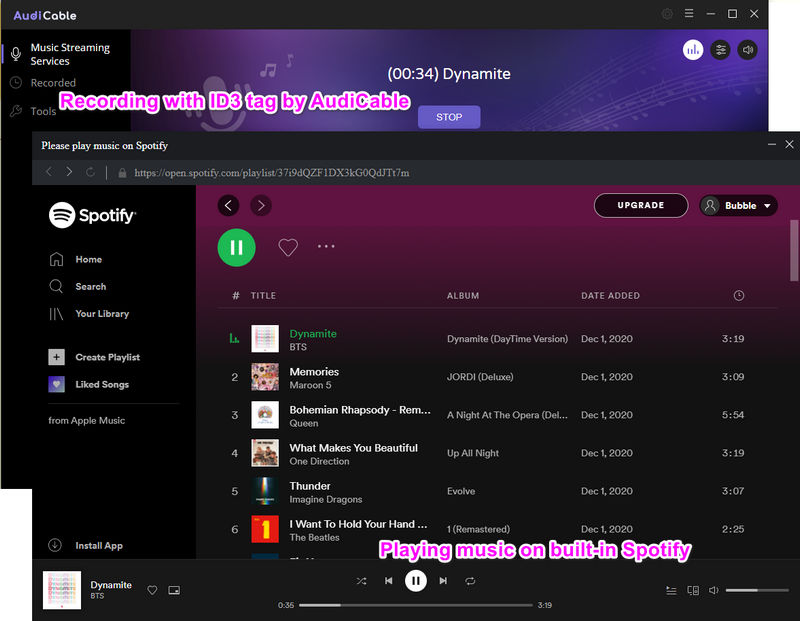 save spotify music to wav
