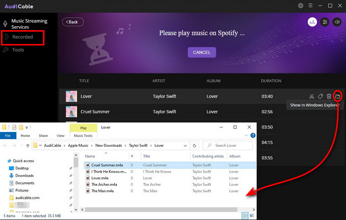 Get Downloaded Spotify ALAC Audios