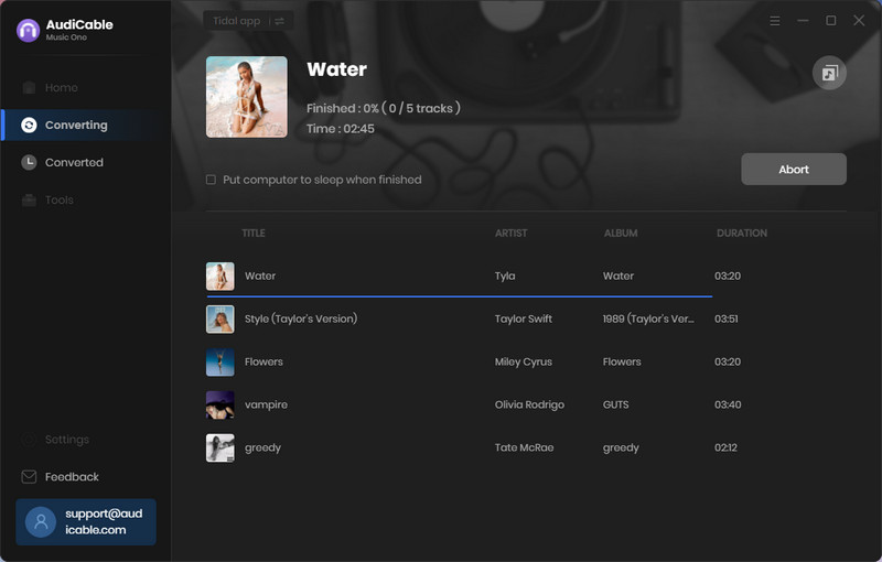 Convert Tidal Music to MP3